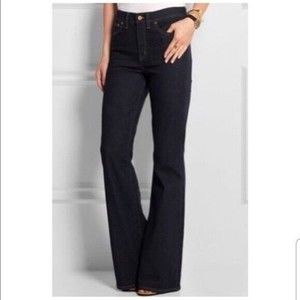 Tommy Hilfiger 14R Hope Bootcut Jeans Blue Denim Mid Rise Dark Wash Stretch